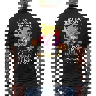 Type 1 Diabetes Hocus Pocus I Need Insulin To Focus Boys Men's T-shirt Back Print - Monsterry