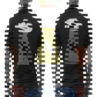 Ufo牛誘拐シャツ メンズTシャツ バックプリント - Kawaiitshirt