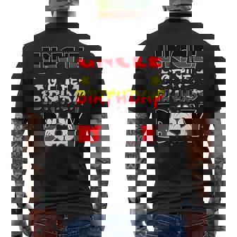 Uncle Of The Birthday Boy Matching Nephew Family Bday Men's T-shirt Back Print - Thegiftio UK