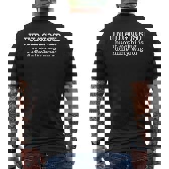 Undiagnosed Butomething Is Definely Wrong 面白い引用 メンズTシャツ バックプリント - Kawaiitshirt