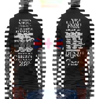 United Kingdom Drinking Team Party British Beer Fest Men's T-shirt Back Print - Thegiftio
