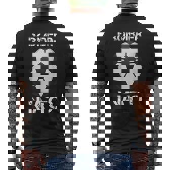 Uomo Manica Corta Divertente Calcio Bomber Nato T-shirt da uomo con stampa posteriore - Novitaregali