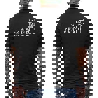 Uomo Meccanico Auto Evoluzione Regali Divertenti Per Lui T-shirt da uomo con stampa posteriore - Novitaregali