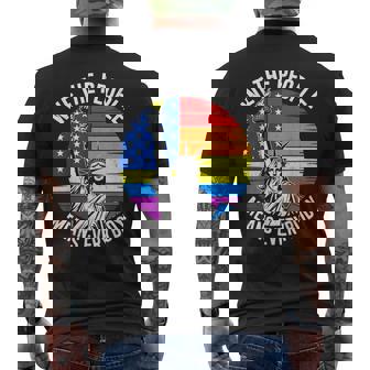 Usa Lgbtq Equality We The People Means Everyone Gay Pride Men's T-shirt Back Print - Thegiftio UK