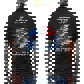 Uss インデペンデンス Cv 62 空母 退役軍人 アメリカ国旗 メンズTシャツ バックプリント - Kawaiitshirt