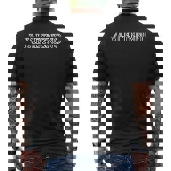 Valetenno バレテンノ《ばれてんの？》ブラック 黒 ロゴ【変なtシャツ屋さん】ブランド パロディ 面白デザイン メンズTシャツ バックプリント - Kawaiitshirt