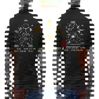 Vega Deneb Altair 夏の三角形の星座 星座 メンズTシャツ バックプリント - Kawaiitshirt