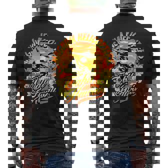 Victoria Homme Noir Classique Léger Coupe Classique Manche Courte Col En Forme De Trou Deerrureize T-shirt imprimé au dos - Cadeauxyz