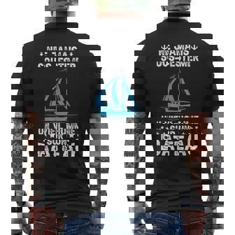 Vieil Hommeur Un Bateau Capitaine Bateau Àoile Bateaux T-shirt imprimé au dos - Cadeauxyz