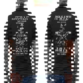 Viking Citation Deikings Pour La Mythologie Nordique Du T-shirt imprimé au dos - Cadeauxyz