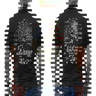 Vintage 1964 愛国的なイーグル、61歳の誕生日、アメリカ国旗 メンズTシャツ バックプリント - Kawaiitshirt