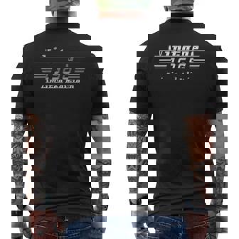 Vintage 1965 60歳の誕生日 クラシックカー メンズTシャツ バックプリント - Kawaiitshirt