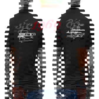 Vintage 1969 Gto、アメリカのマッスルカー、クラシックホットロッド メンズTシャツ バックプリント - Kawaiitshirt