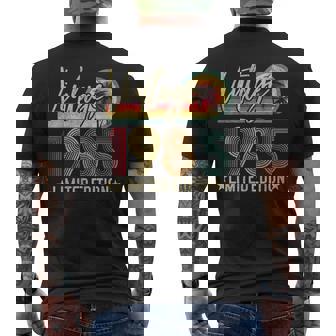 Vintage 1985 Retro Regalo De Cumpleaños Edición Limitada Camiseta Hombre Estampado Espalda - Regaloses