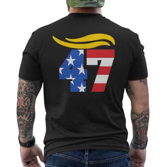 Vintage 47 Trump Hair Men's T-shirt Back Print - Thegiftio UK