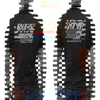 Vintage '85 Retro 40Th Birthday Top For 1985 Dad Usa 40 Men's T-shirt Back Print | Mazezy