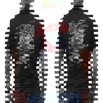 Vintage Alabama Last Name Personalized Classic Game Day Men's T-shirt Back Print | Mazezy