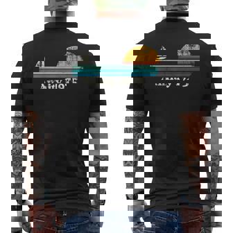 Vintage Amity 1975Unset Retrooilierunriseummer T-shirt imprimé au dos - Cadeauxyz
