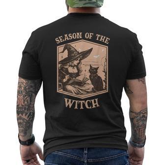 Vintage Book Club Salem 1692 Season Of Witch Halloween Men's T-shirt Back Print - Thegiftio UK