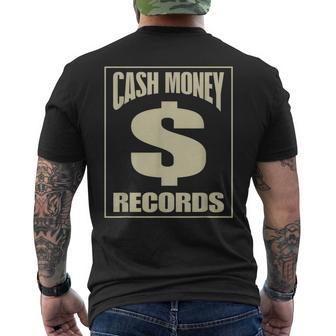 Vintage Cash Money Records 90S Music Men's T-shirt Back Print - Thegiftio UK