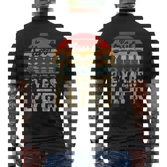 Vintage Class Of 2000 25 Years Later Reunion 25Th Graduation Men's T-shirt Back Print | Seseable CA