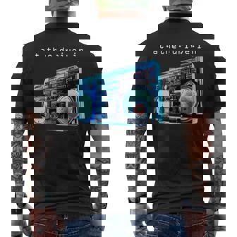 Vintage At The Drive In Radio Tape Classic Music 80S 90S Men's T-shirt Back Print - Monsterry