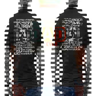 Vintage Definition Of Dad Retro Meme Joke Father's Day Men's T-shirt Back Print - Thegiftio