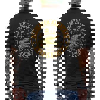 Vintage Gator Alligator Alcatraz Everglades Cute Humor Men's T-shirt Back Print - Monsterry