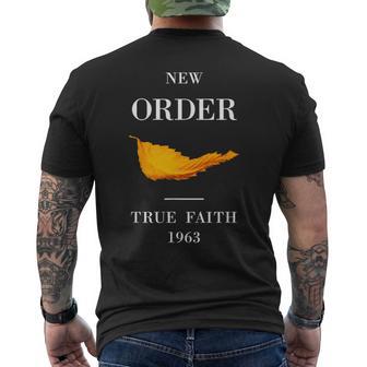 Vintage New Order True Faith Music Men's T-shirt Back Print - Thegiftio UK