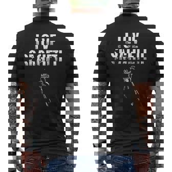 Vintage I Lovepaghetti Camiseta Hombre Estampado Espalda - Regaloses