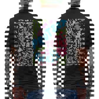 Vintage Protect Trans Folks Pride Trans Right Lgbt Men's T-shirt Back Print | Mazezy