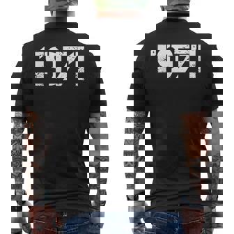 Vintage Retro 1971 Cumpleaños Camiseta Hombre Estampado Espalda - Regaloses