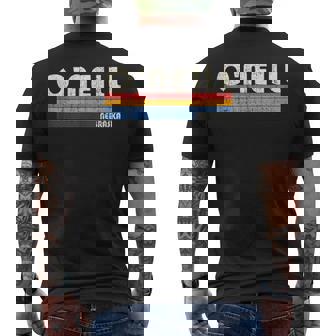 Vintage Retro 70Er 80Er Jahretil Heimatstadt O'neill Ne T-Shirt mit Rückendruck - Geschenkecke