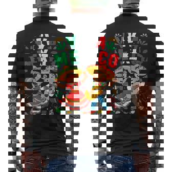 Viva Mexico Independence Day Flag Viva Mexico Men's T-shirt Back Print | Mazezy