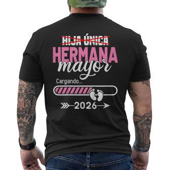 Voy Aer Una Hermana Mayor 2026 Hermana Mayor 2026 Camiseta Hombre Estampado Espalda - Regaloses