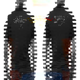 Vuメーターサウンドレベルスタジオ メンズTシャツ バックプリント - Kawaiitshirt