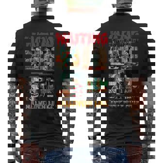 Waiting For Halloween Like Killers Horror Movie Scence Men's T-shirt Back Print - Monsterry