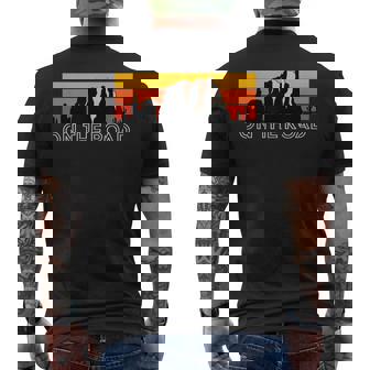 Wanderlust Canyon & Mountains On The Road メンズTシャツ バックプリント - Kawaiitshirt