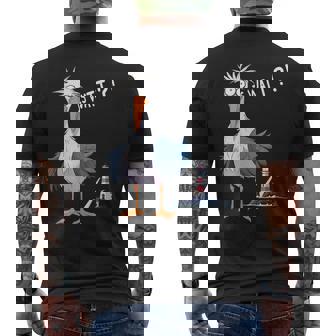 Is Watt Lustige Möweeagull Nordsee Leuchttur Is Watt T-Shirt mit Rückendruck - Geschenkecke