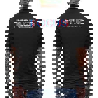 Weird Focus Crazy Optical Illusionシャツ メンズTシャツ バックプリント - Kawaiitshirt