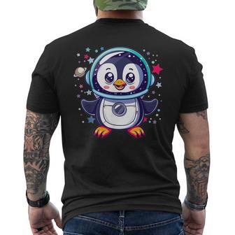 Weltraum-Pinguin I Weltraum T-Shirt mit Rückendruck - Geschenkecke