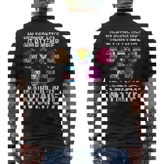 Wenn Jemand Ein Gruppenmitglied Angreift D20 Dice Lgbtq Ally T-Shirt mit Rückendruck - Geschenkecke