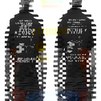 What Do You Call An Acid With An Attitude Problem メンズTシャツ バックプリント - Kawaiitshirt