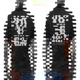 What Helly グラフィックtシャツ What Apparel メンズTシャツ バックプリント - Kawaiitshirt