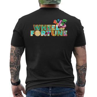 Wheel Of Fortune Tropical Logo Men's T-shirt Back Print - Thegiftio