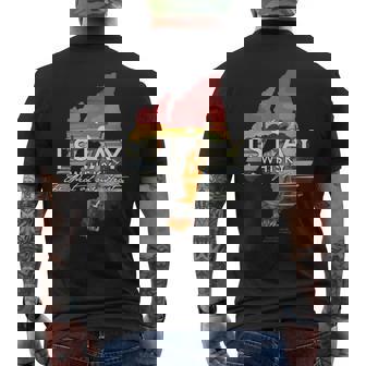 Whisky アイラ島のシングルモルトウイスキー メンズTシャツ バックプリント - Kawaiitshirt