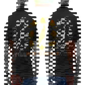 Why Don't You Understand Me オカメインコ メンズTシャツ バックプリント - Kawaiitshirt