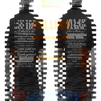 Willing Completely Unexplainable Notices Everything But Won’T Say It Name Men's T-shirt Back Print | Seseable UK