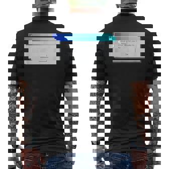 Windows 95 ヴィンテージ ヴェイパーウェーブ Windows 95 メンズTシャツ バックプリント - Kawaiitshirt