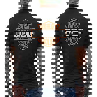 World's Coolest Poppop Best Dad In The World Father's Day Men's T-shirt Back Print - Thegiftio UK